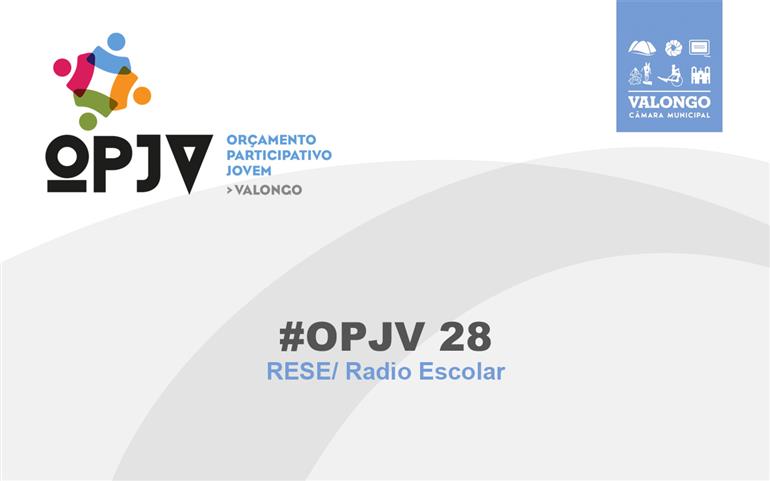 OPJV28 - RESE/ Radio Escolar